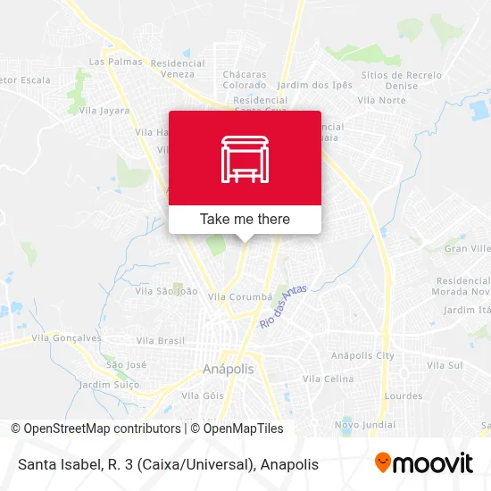 Santa Isabel, R. 3 (Caixa / Universal) map