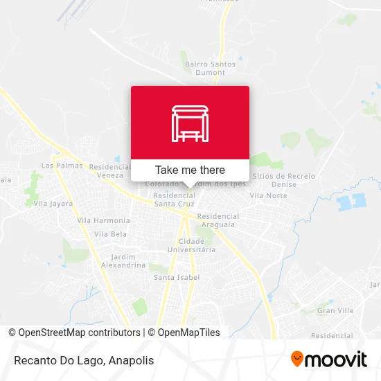 Recanto Do Lago map