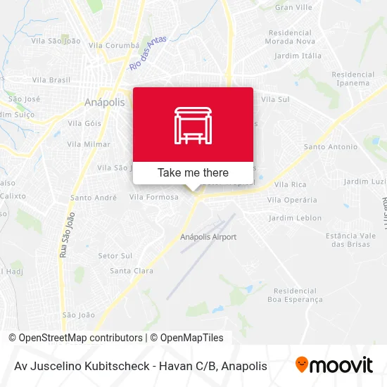 Av Juscelino Kubitscheck - Havan C / B map