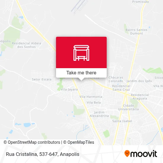 Rua Cristalina, 537-647 map