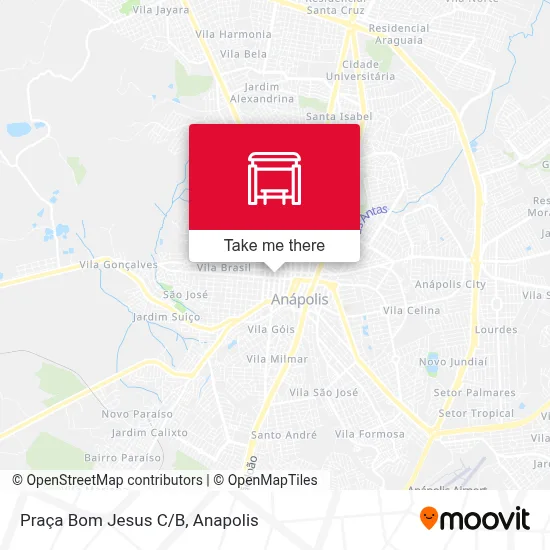 Praça Bom Jesus C/B map
