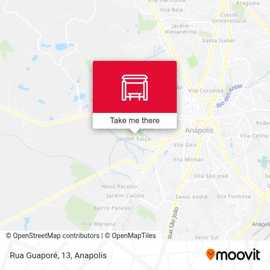 Rua Guaporé, 13 map