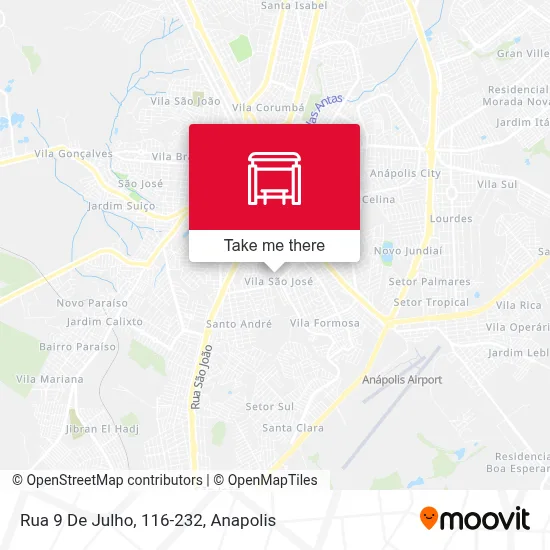 Rua 9 De Julho, 116-232 map