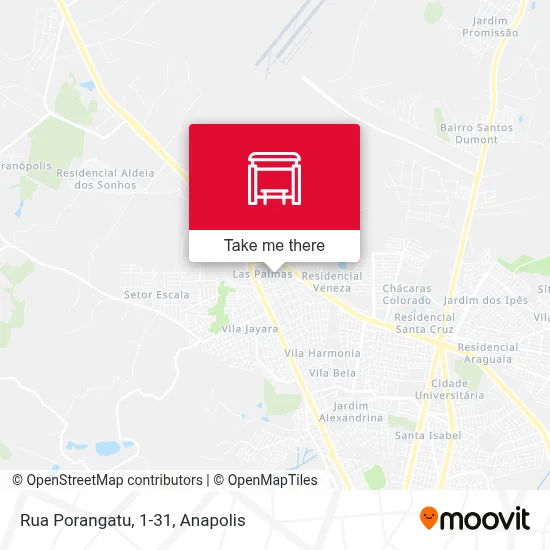 Rua Porangatu, 1-31 map