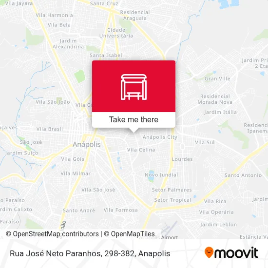 Rua José Neto Paranhos, 298-382 map