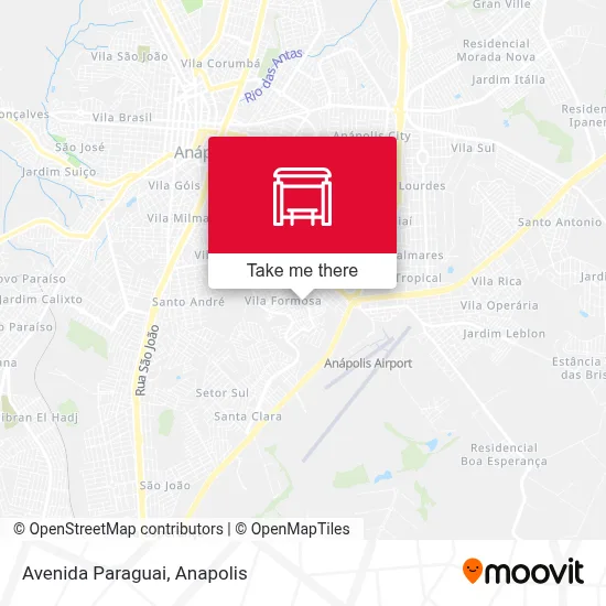Avenida Paraguai map