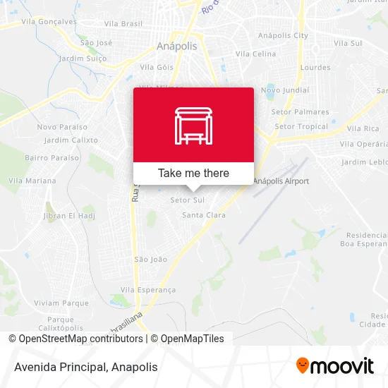Avenida Principal map
