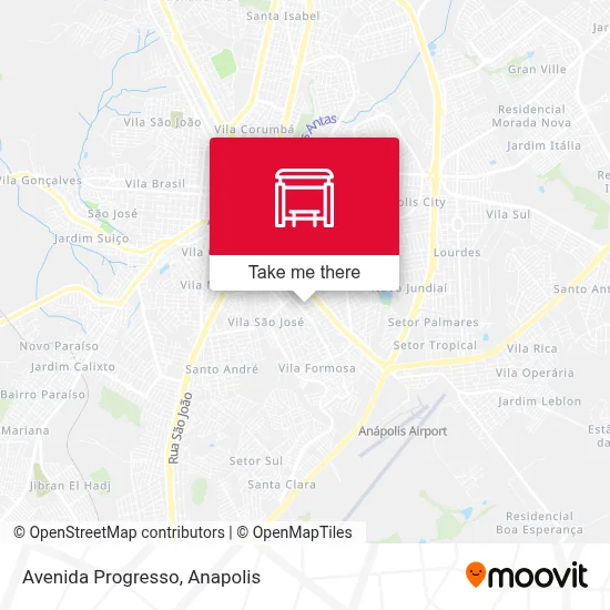 Avenida Progresso map