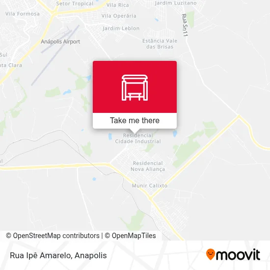 Rua Ipê Amarelo map