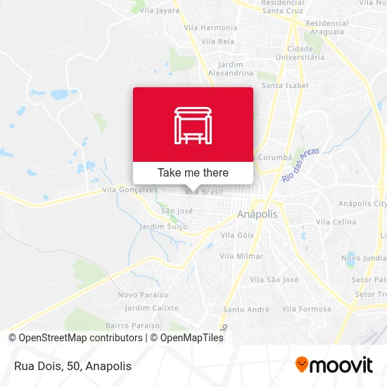 Rua Dois, 50 map
