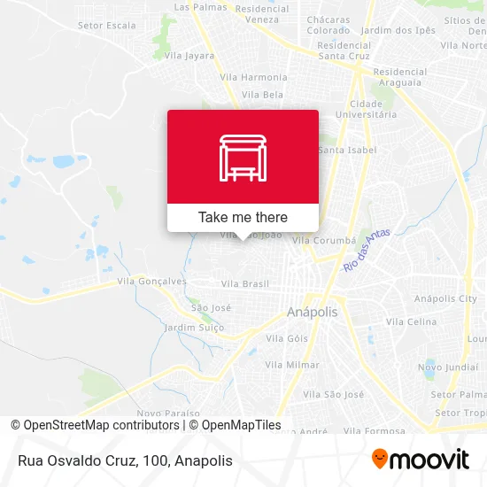 Rua Osvaldo Cruz, 100 map