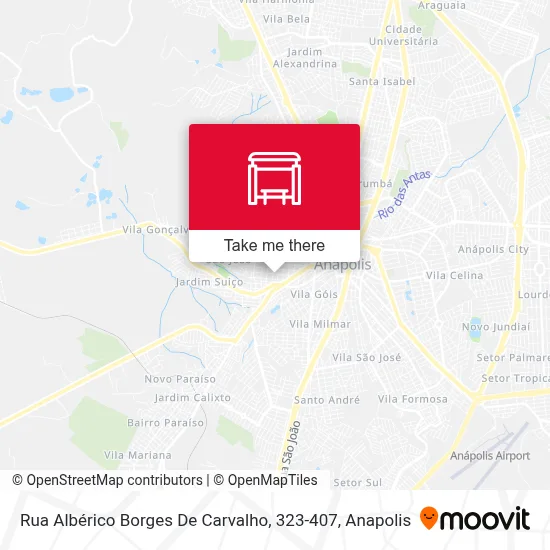 Rua Albérico Borges De Carvalho, 323-407 map