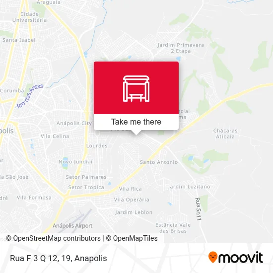 Rua F 3 Q 12, 19 map