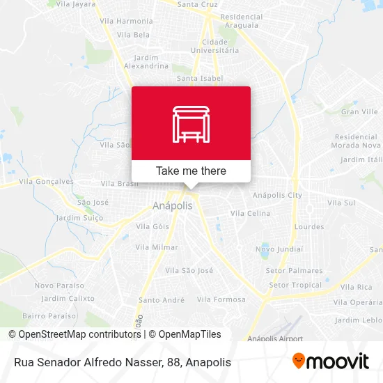 Rua Senador Alfredo Nasser, 88 map