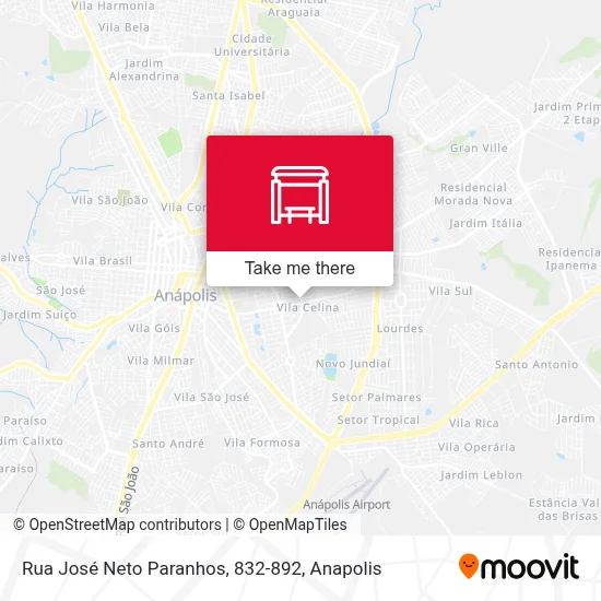 Rua José Neto Paranhos, 832-892 map
