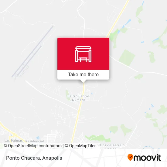 Ponto Chacara map