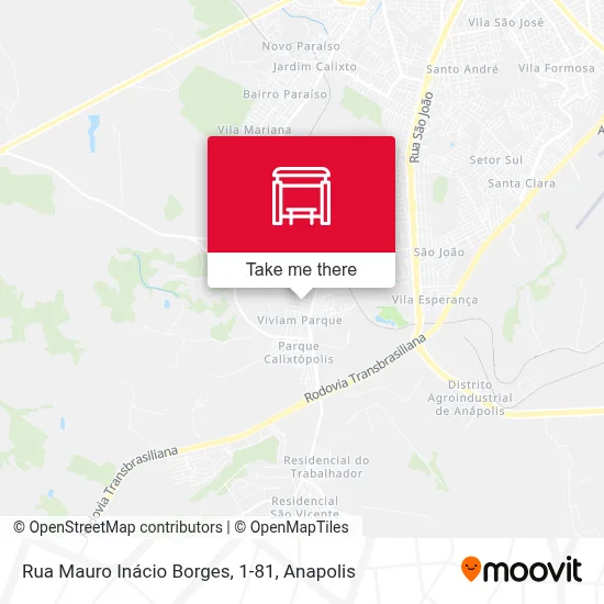 Rua Mauro Inácio Borges, 1-81 map