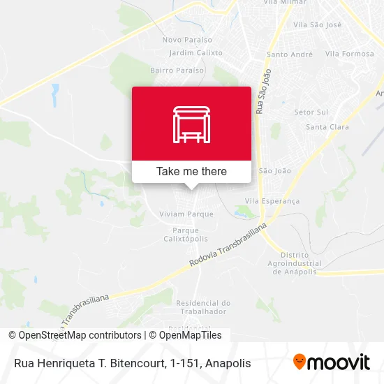 Rua Henriqueta T. Bitencourt, 1-151 map