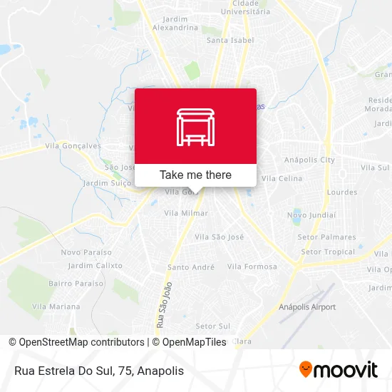 Rua Estrela Do Sul, 75 map