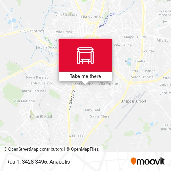 Rua 1, 3428-3496 map