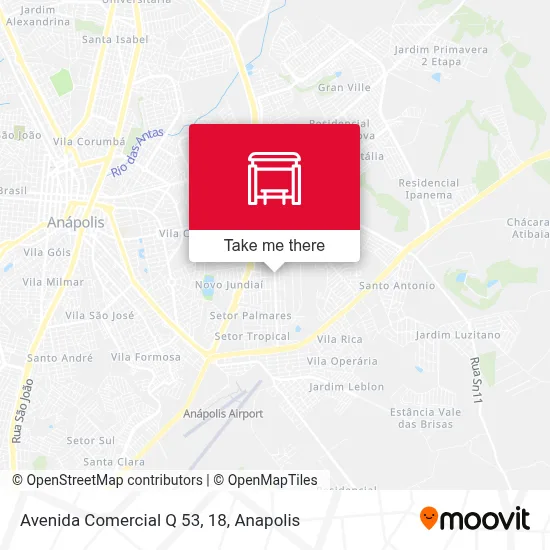 Avenida Comercial Q 53, 18 map