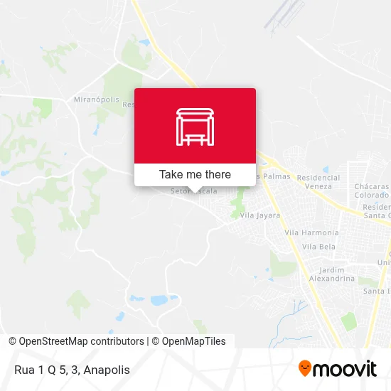 Rua 1 Q 5, 3 map