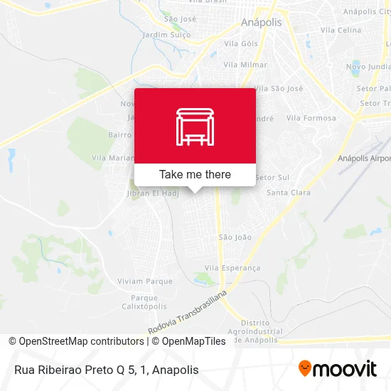 Rua Ribeirao Preto Q 5, 1 map