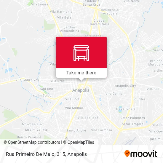 Rua Primeiro De Maio, 315 map
