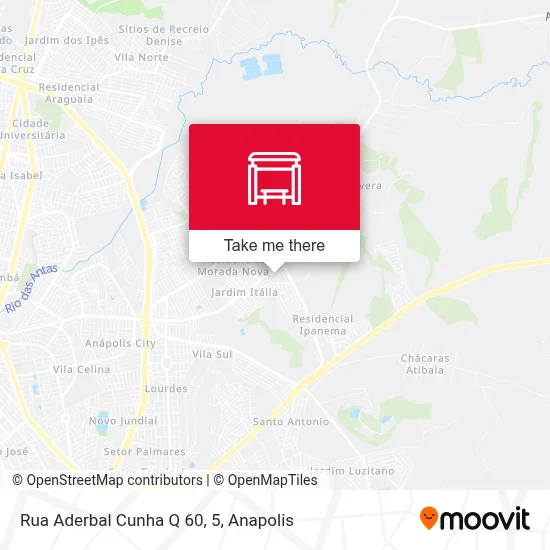 Rua Aderbal Cunha Q 60, 5 map