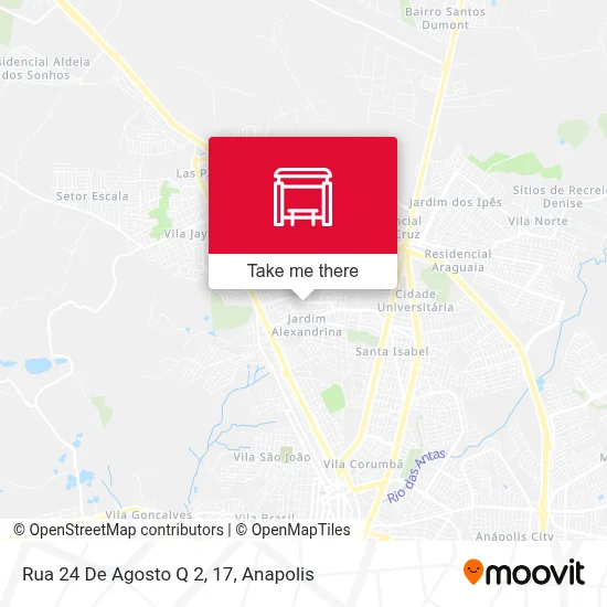 Rua 24 De Agosto Q 2, 17 map
