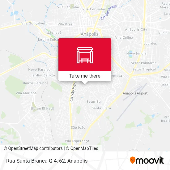 Rua Santa Branca Q 4, 62 map