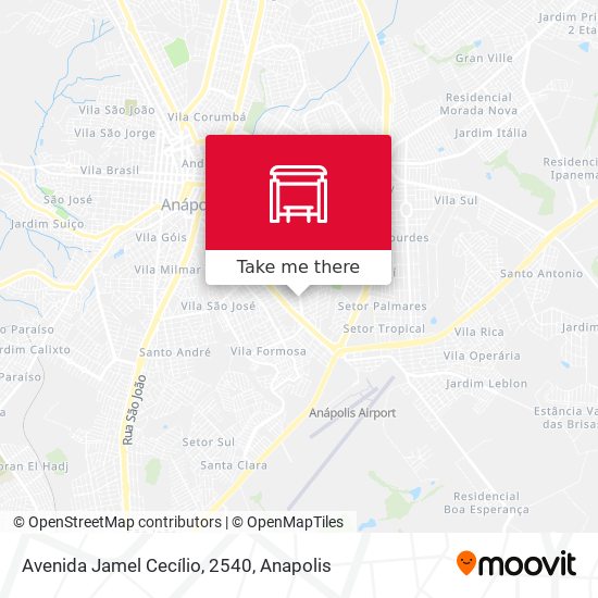 Mapa Avenida Jamel Cecílio, 2540