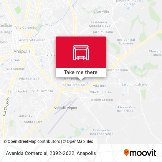 Mapa Avenida Comercial, 2392-2622