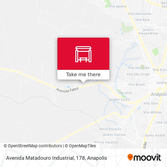 Avenida Matadouro Industrial, 178 map