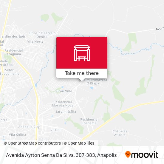 Avenida Ayrton Senna Da Silva, 307-383 map