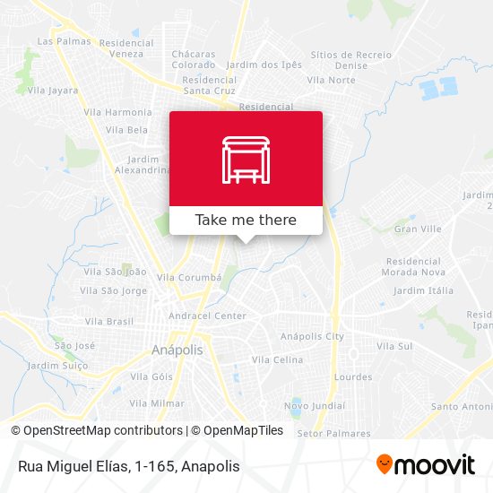 Mapa Rua Miguel Elías, 1-165