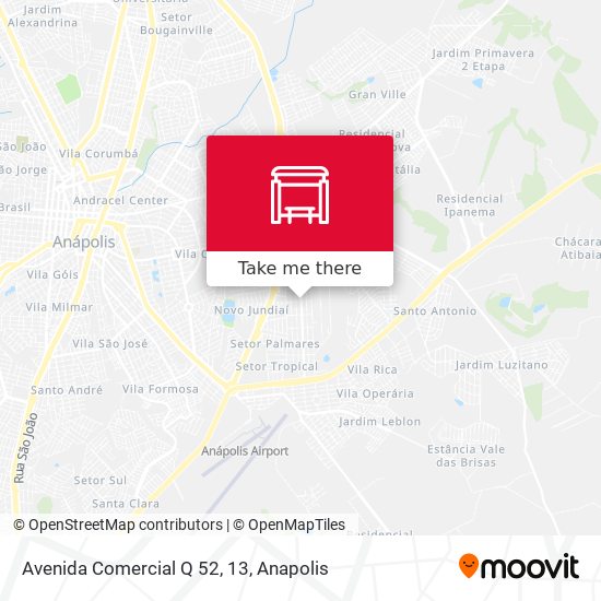 Avenida Comercial Q 52, 13 map