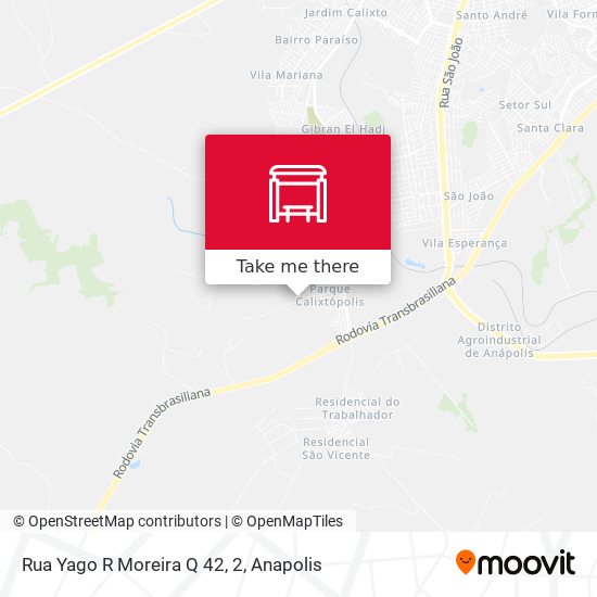 Rua Yago R Moreira Q 42, 2 map