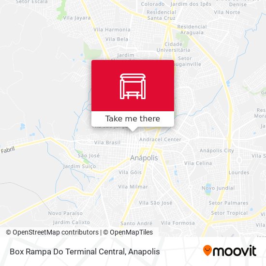 Box Rampa Do Terminal Central map