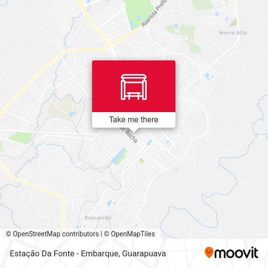 Estação Da Fonte - Embarque map