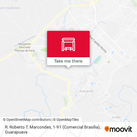 R. Roberto T. Marcondes, 1-91 (Comercial Brasília) map