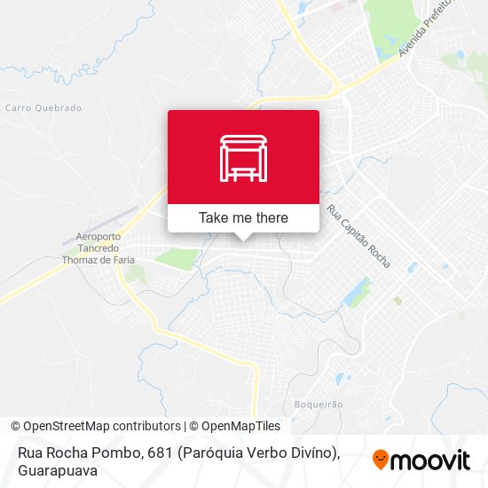 Mapa Rua Rocha Pombo, 681 (Paróquia Verbo Divíno)