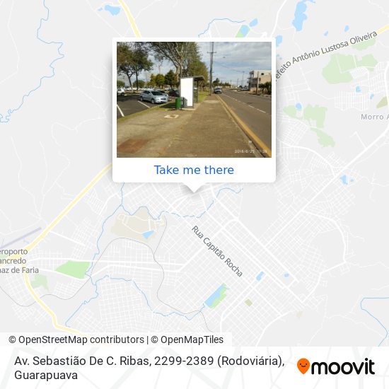 Mapa Av. Sebastião De C. Ribas, 2299-2389 (Rodoviária)