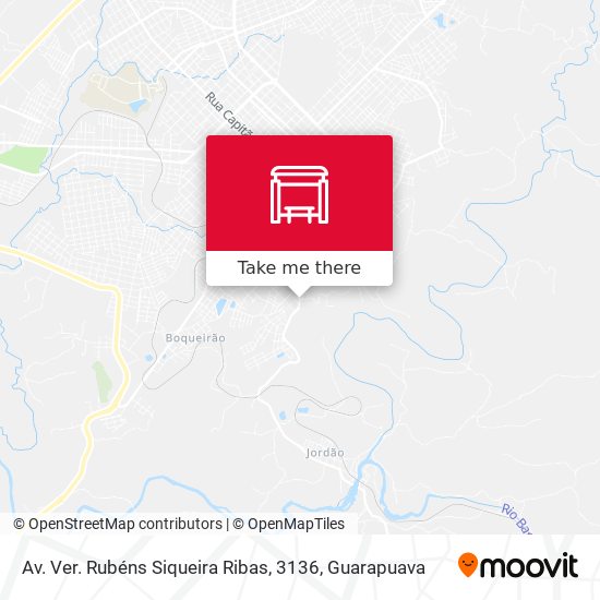 Mapa Av. Ver. Rubéns Siqueira Ribas, 3136