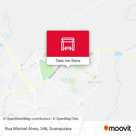 Rua Manoel Alves, 346 map
