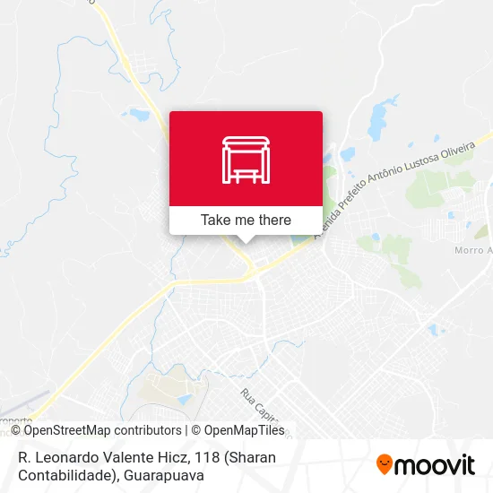 R. Leonardo Valente Hicz, 118 (Sharan Contabilidade) map