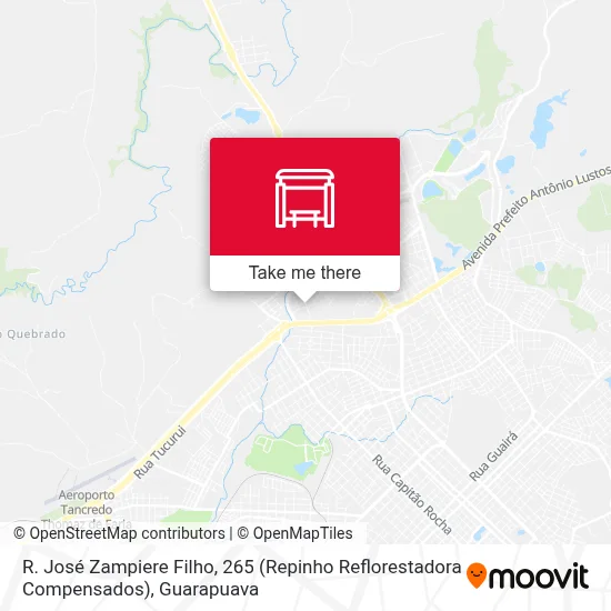 R. José Zampiere Filho, 265 (Repinho Reflorestadora Compensados) map