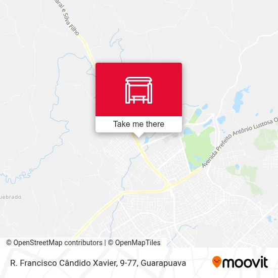 R. Francisco Cândido Xavier, 9-77 map