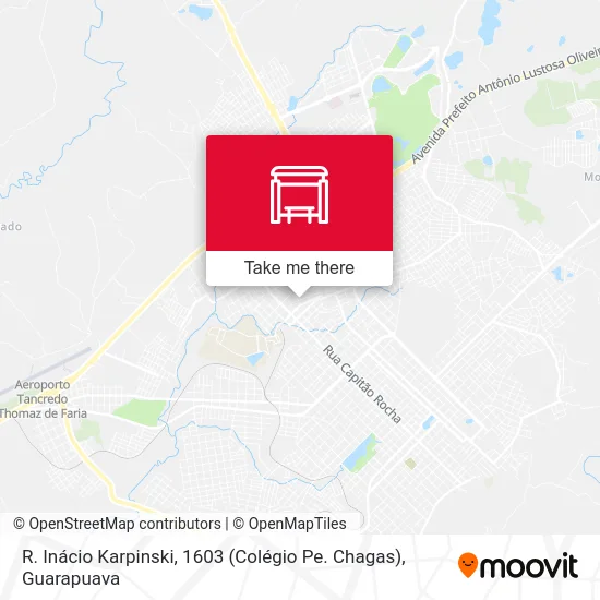 R. Inácio Karpinski, 1603 (Colégio Pe. Chagas) map