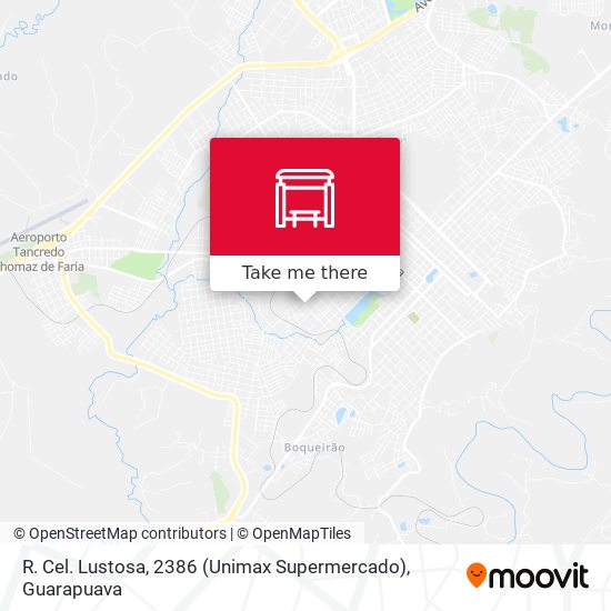 R. Cel. Lustosa, 2386 (Unimax Supermercado) map